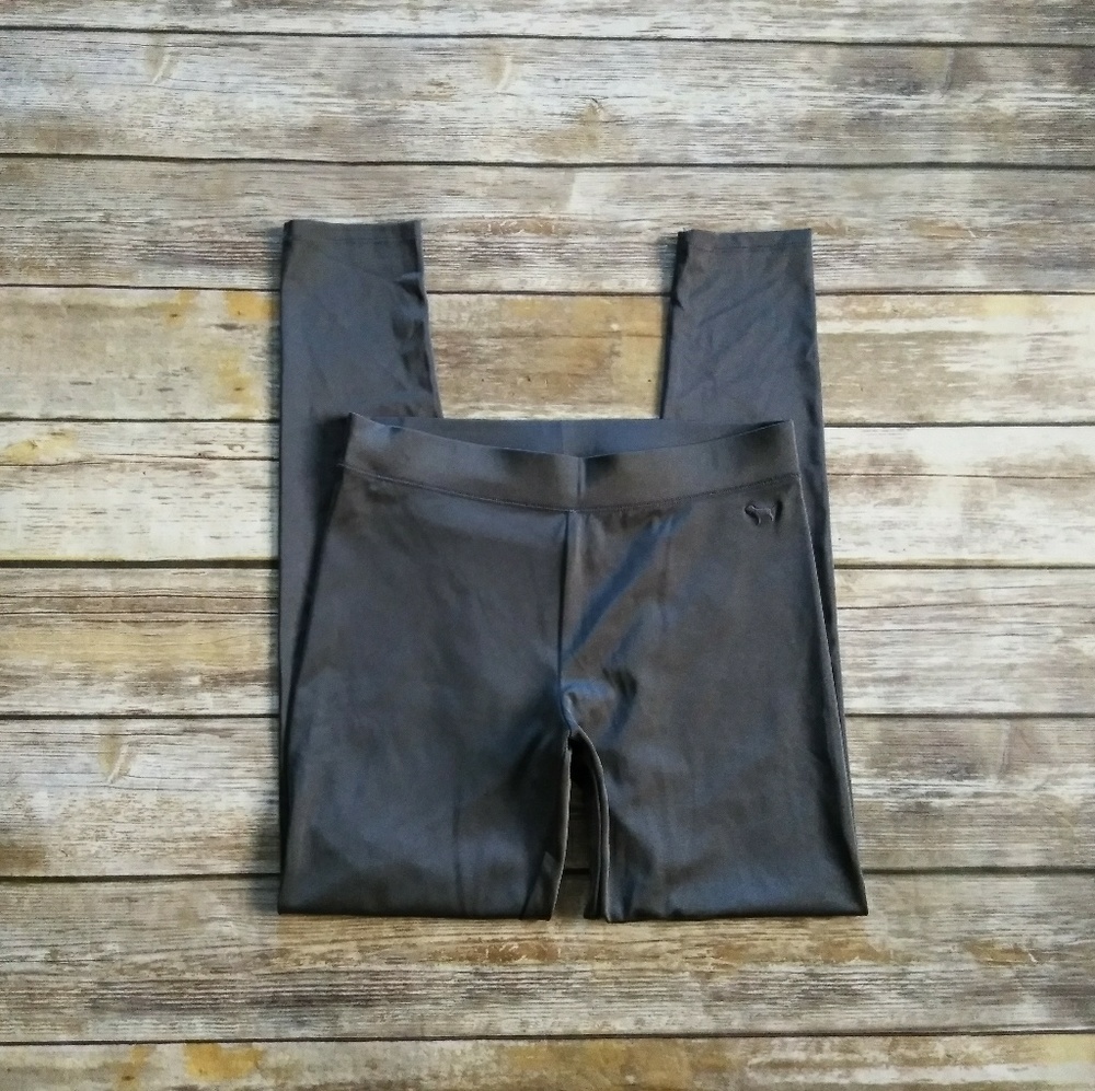 Metallic Gray Leggings